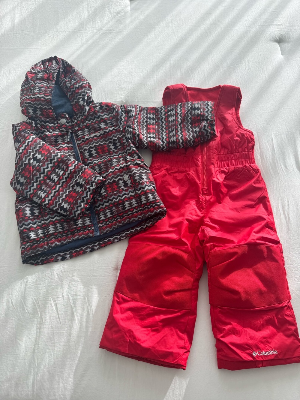 Columbia Toddler 2T Snow Suit Set Jacket & Bib Pants
